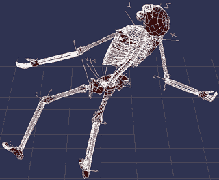 Blood Skeleton Falling.gif